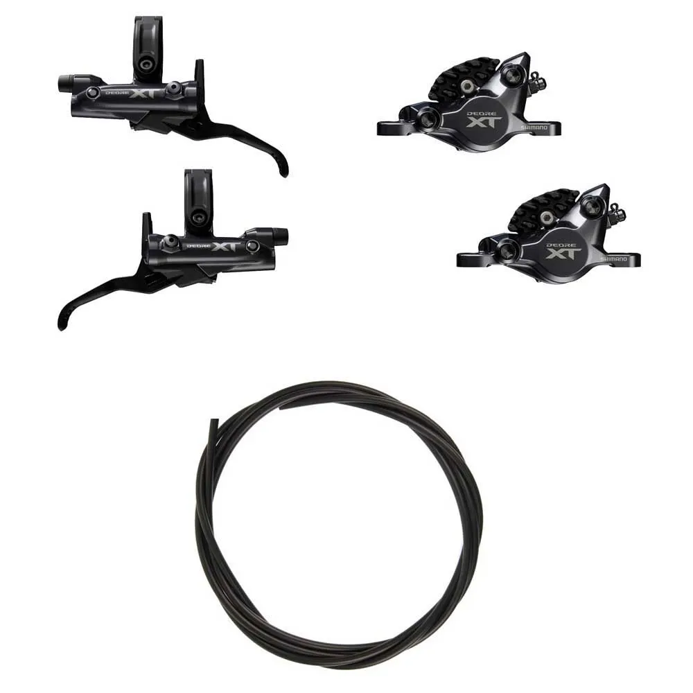Shimano XT Scheibenbremsen Set BL-M8200+BR-M8200, Black, One Size