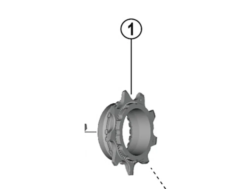 Shimano XTR CS-M9200 9T m/lockring Shimano XTR CS-M9200 9T m/lockring