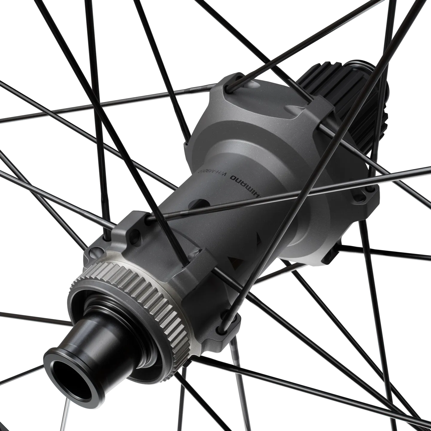 Shimano XTR M9200 29" Karbon Bakhjul, Black / grey, 12 x 148mm, Shimano Micro Spline