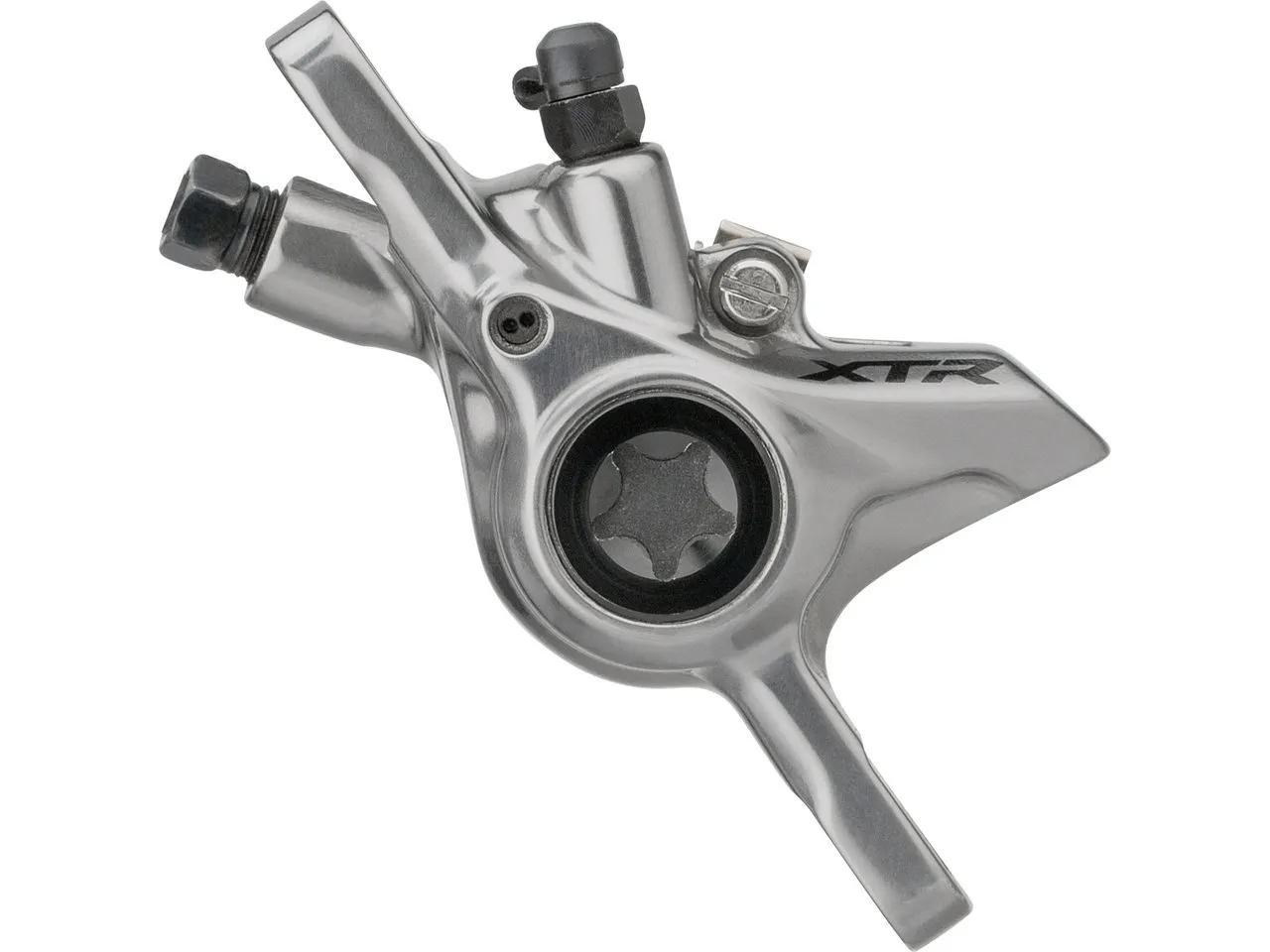 Shimano XTR XC Bremssattel BR-M9100 mit Resinbelag, Silver