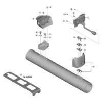 Shimano Y7hy98020 Bm-e8016 250 Mm Batterihållare Shimano Y7hy98020 Bm-e8016 250 Mm Batterihållare