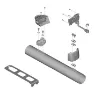 Shimano Y7k298040 En600 Batterihuset, Grey, One Size