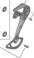 Shimano Ytterplatta RD-M5100 Bakväxel Shimano Ytterplatta RD-M5100 Bakväxel