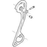 Shimano Yttre platta till M781 SGS bakväxel Shimano Yttre platta till M781 SGS bakväxel