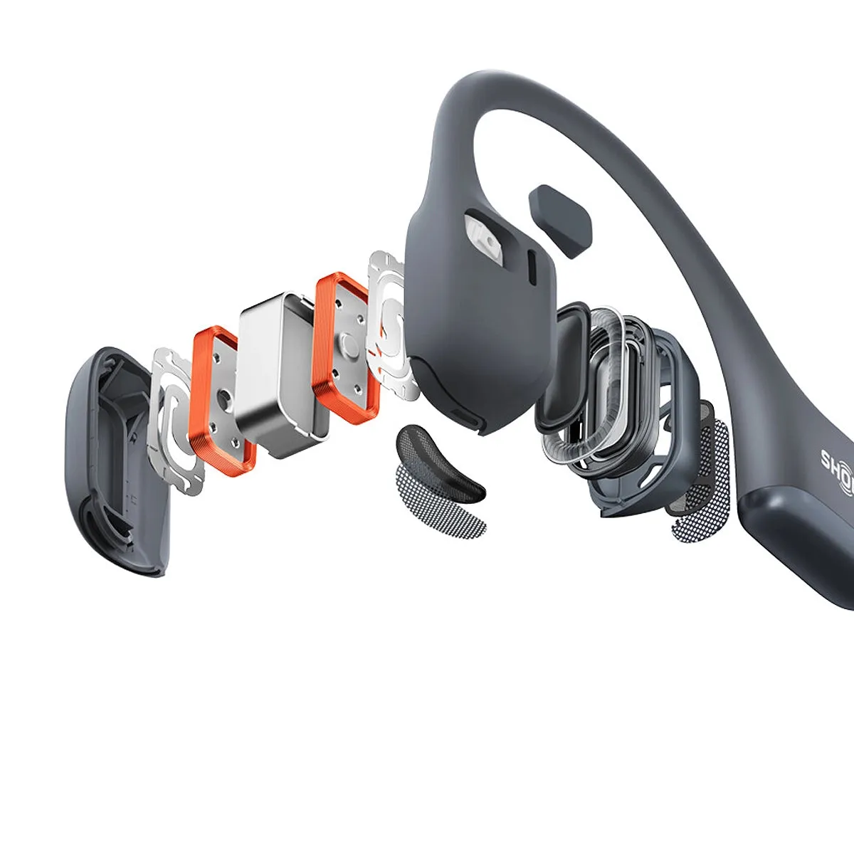Shokz OpenRun Pro 2 Bone Conduction Sport Headphones, Black Shokz OpenRun Pro 2 Bone Conduction Sport Headphones, Black