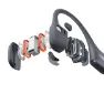 Shokz OpenRun Pro 2 Bone Conduction Sport Headphones, Black