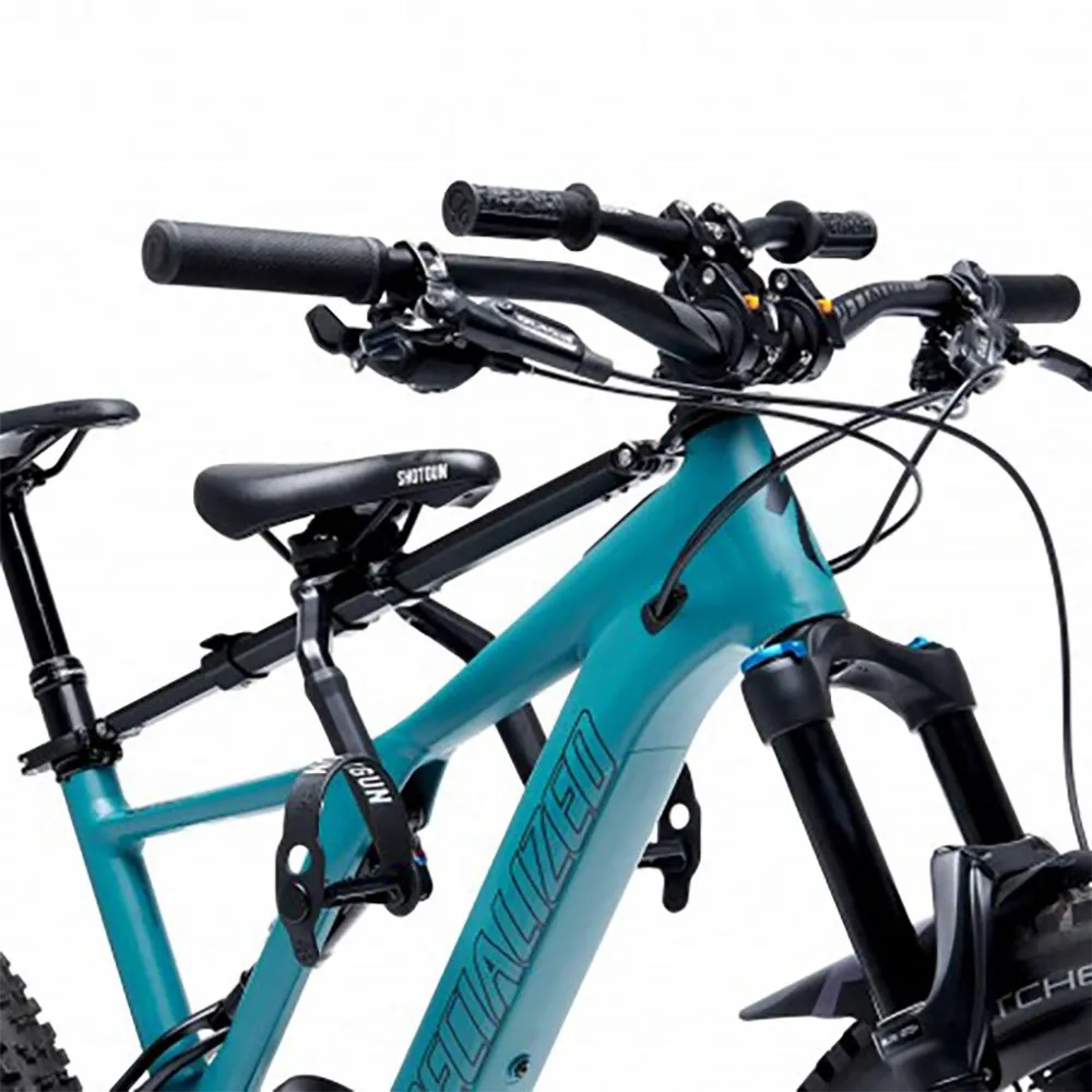 Shotgun Pro Combo Handlebar Barnstol På Baksidan Av Cykeln, Black, Max 27kg Shotgun Pro Combo Handlebar Barnstol På Baksidan Av Cykeln, Black, Max 27kg