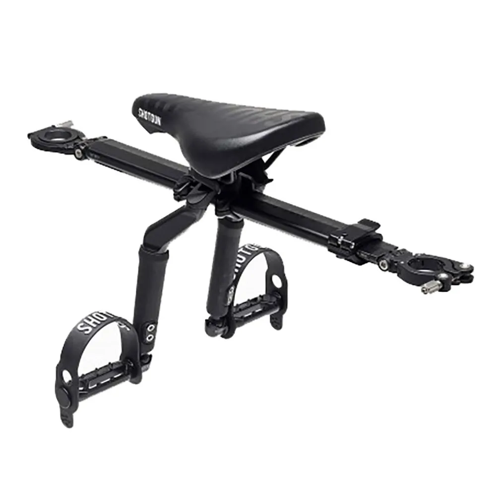 Shotgun Pro Combo Handlebar Barnstol På Baksidan Av Cykeln, Black, Max 27kg Shotgun Pro Combo Handlebar Barnstol På Baksidan Av Cykeln, Black, Max 27kg