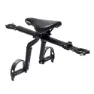 Shotgun Pro Combo Handlebar Barnstol På Baksidan Av Cykeln, Black, Max 27kg