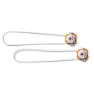 Sidi Tecno 3 Long Push Stängning Refurbished, Orange / blanc
