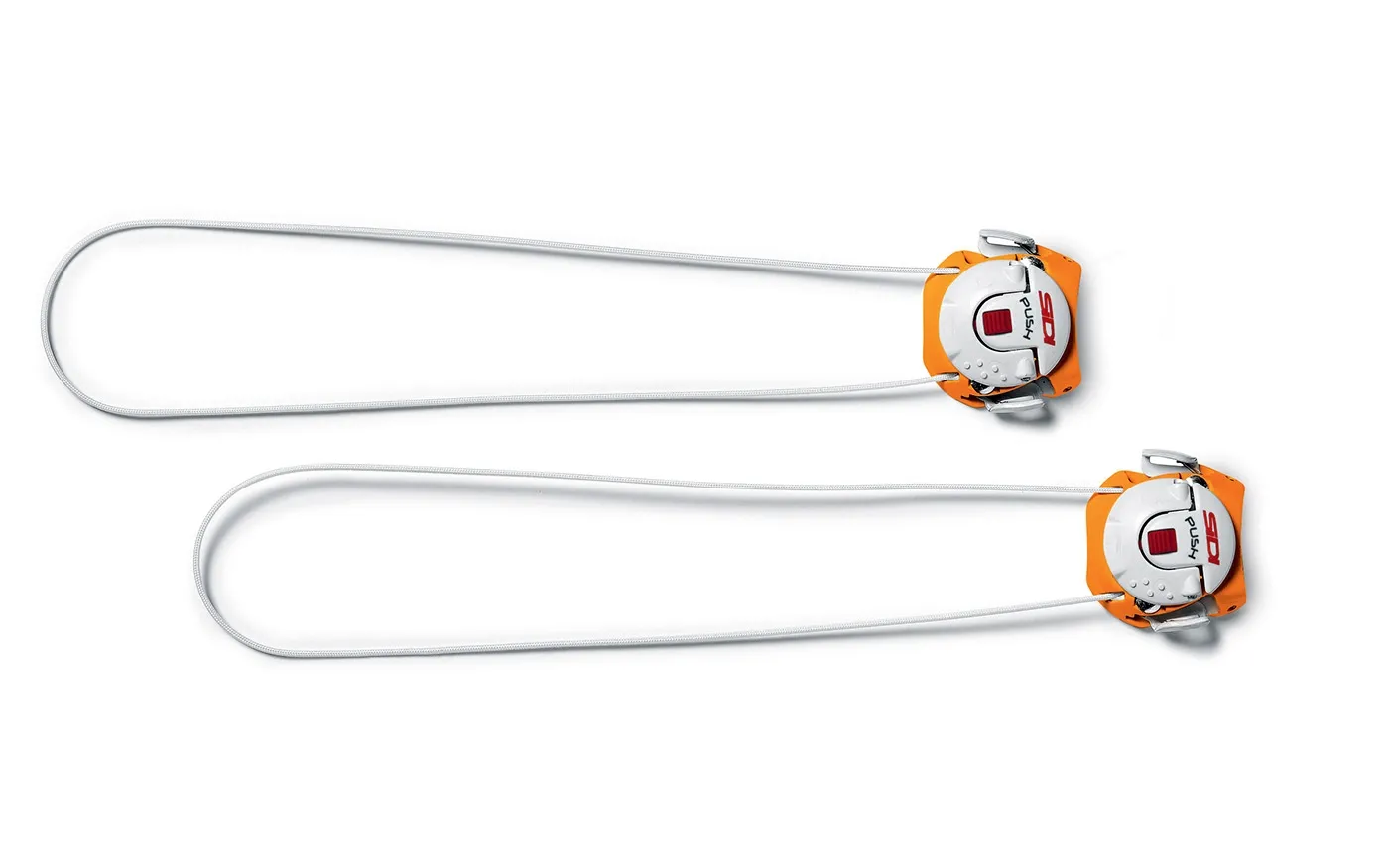 Sidi Tecno 3 spännen lång modell vit/orange
