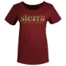 Sierra Climbing Burgundy T-shirt Med Korta ärmar