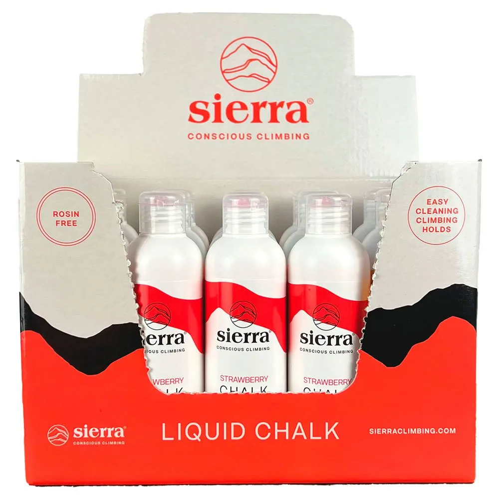 Sierra Climbing Flavor Strawberry Flytande Krita 15 Enheter, White / red, 200ml