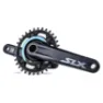 Sigeyi Axo Shimano Mtb 8 Spindel Med Effektmätare, Black, 100mm