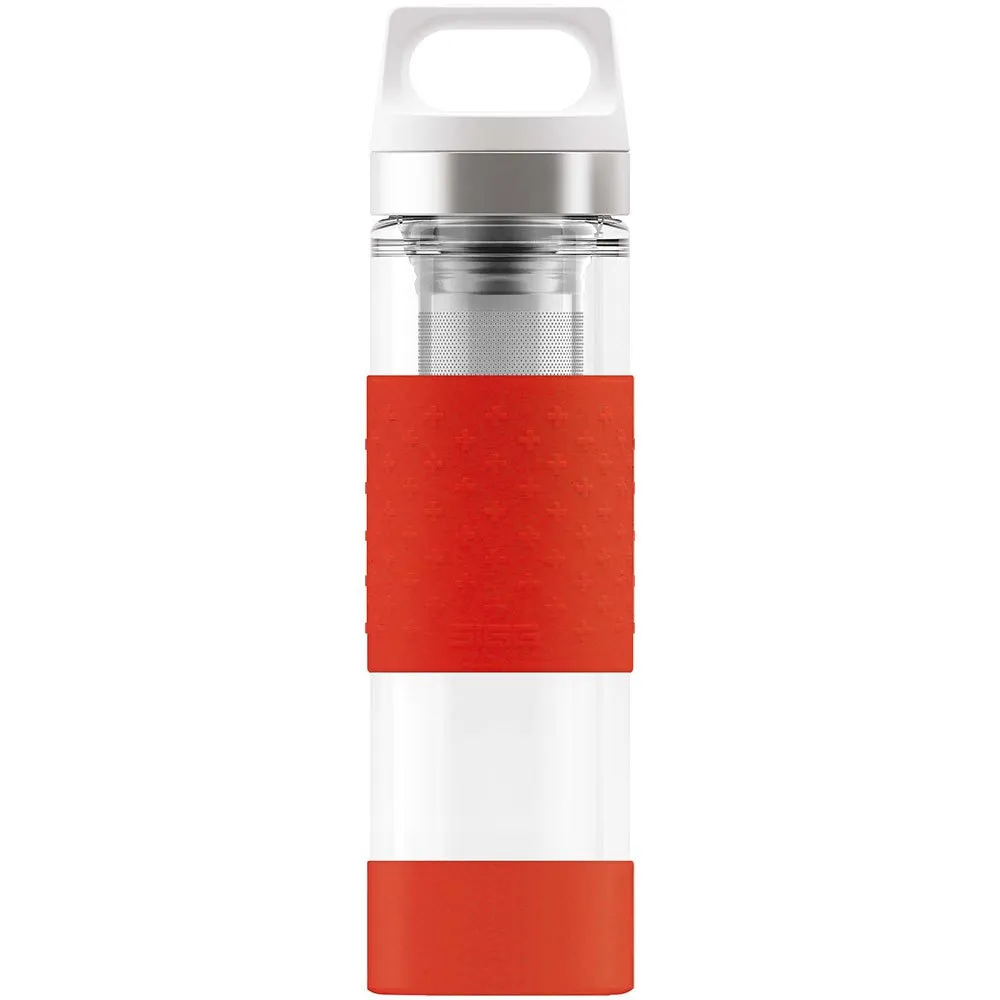 SIGG Hot&cold Glass Wmb 400ml Termosflaska, Red, One Size