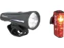 SIGMA SPORT Aura 100 Frontlicht + Blaze Link Rücklicht LED Set mit StVZO, Black, 100 Lumens