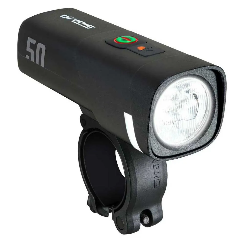 SIGMA SPORT Aura 50 Framlampa, Black, One Size SIGMA SPORT Aura 50 Framlampa, Black, One Size