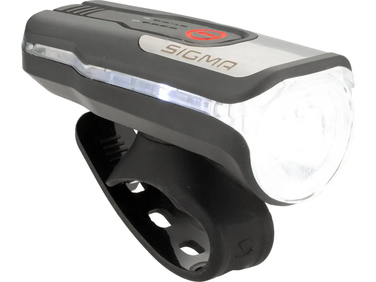 SIGMA SPORT Aura 80 USB LED Frontlicht mit StVZO-Zulassung, Black, One Size