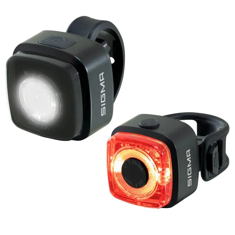 SIGMA SPORT Aura Micro Lyssett, Black / red, One Size