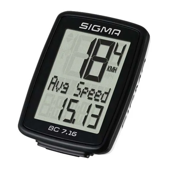 SIGMA SPORT Bc 7.16 Cykeldator, Black, One Size SIGMA SPORT Bc 7.16 Cykeldator, Black, One Size