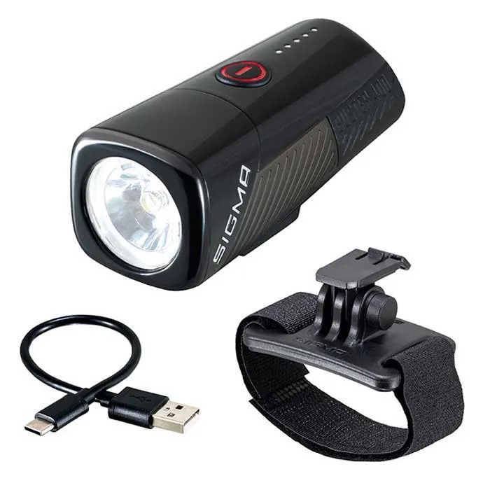 SIGMA SPORT Buster 400hl Helmet Framlampa, Black, 400 Lumens