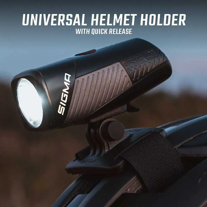 SIGMA SPORT Buster 400hl Helmet Framlampa, Black, 400 Lumens