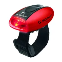 SIGMA SPORT Hjälmlyse Sigma Micro blankröd med rött ljus SIGMA SPORT Hjälmlyse Sigma Micro blankröd med rött ljus