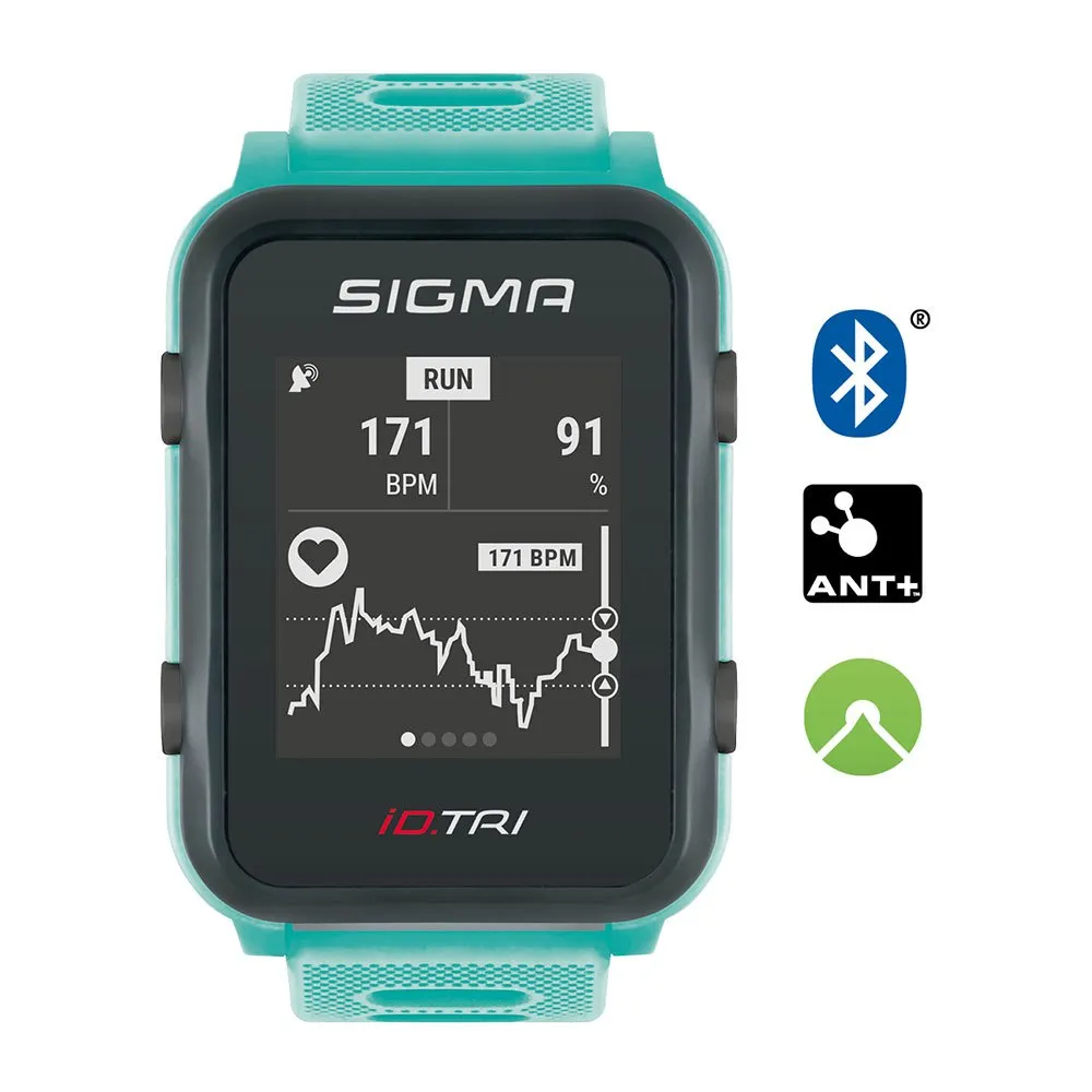 SIGMA SPORT Id Tri Pack Klocka, Neon mint SIGMA SPORT Id Tri Pack Klocka, Neon mint