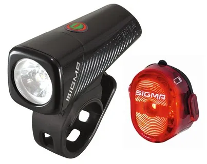 SIGMA SPORT Sigma Buster 150 + Nugget Flash Lampset, Black, 150 Lumens