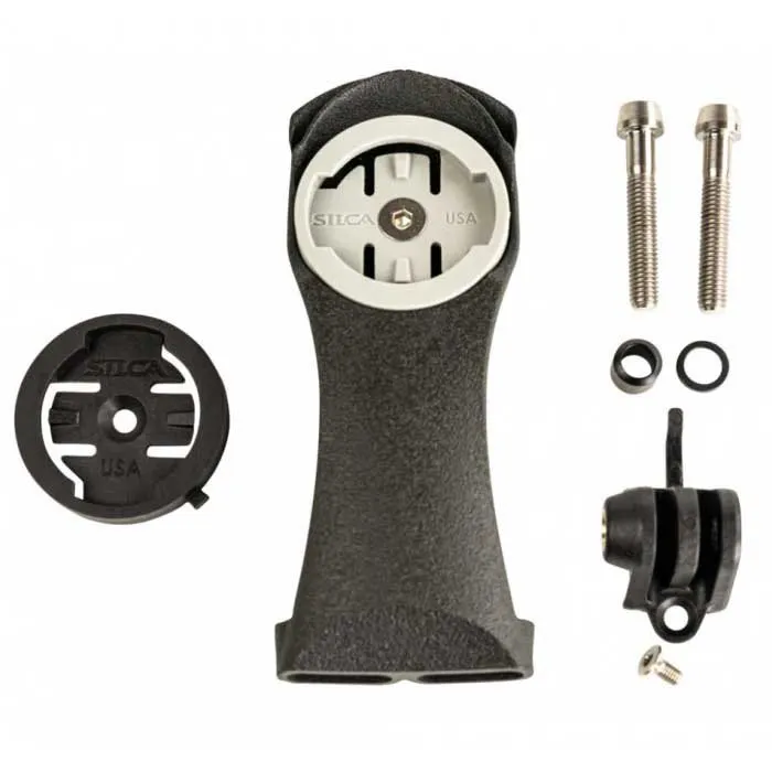SILCA Chisela Titanium Garmin/wahoo 9-30mm Styrfäste För Cykelcomputer, Black, One Size SILCA Chisela Titanium Garmin/wahoo 9-30mm Styrfäste För Cykelcomputer, Black, One Size