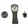 SILCA Chisela Titanium Garmin/wahoo Trek Madone Styrfäste För Cykelcomputer, Black, One Size