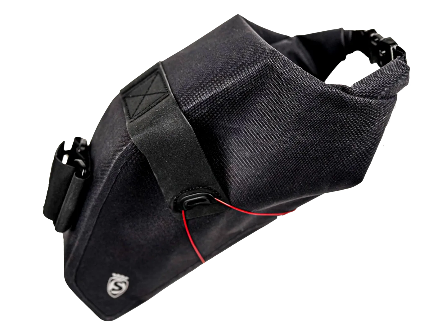 SILCA Grinta Roll Top Sadelväska, Black, One Size