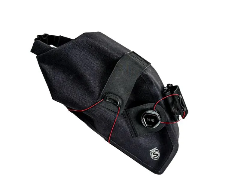SILCA Grinta Roll Top Sadelväska, Black, One Size