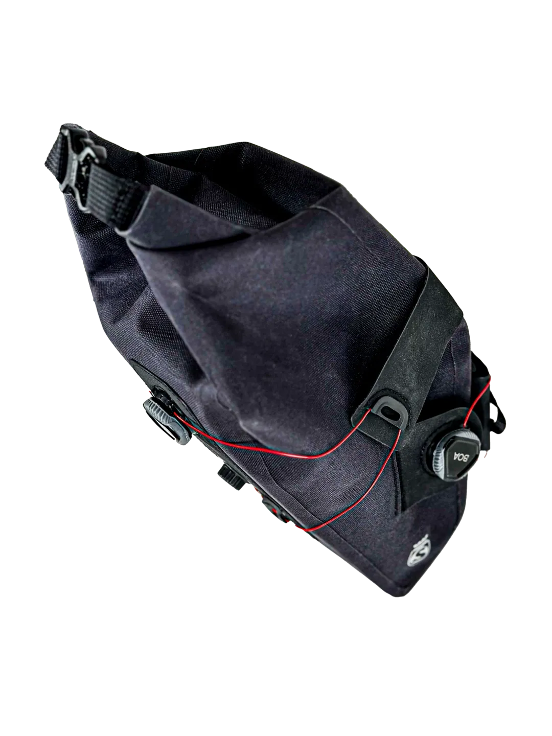 SILCA Grinta Roll Top Sadelväska, Black, One Size
