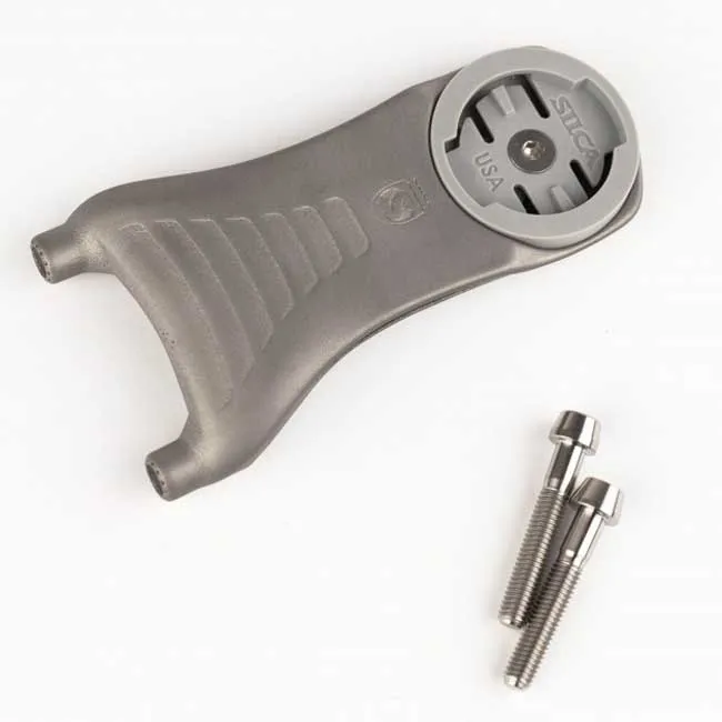 SILCA Mensola Titanium Enve Styrfäste För Cykelcomputer 22 Mm, Silver, One Size