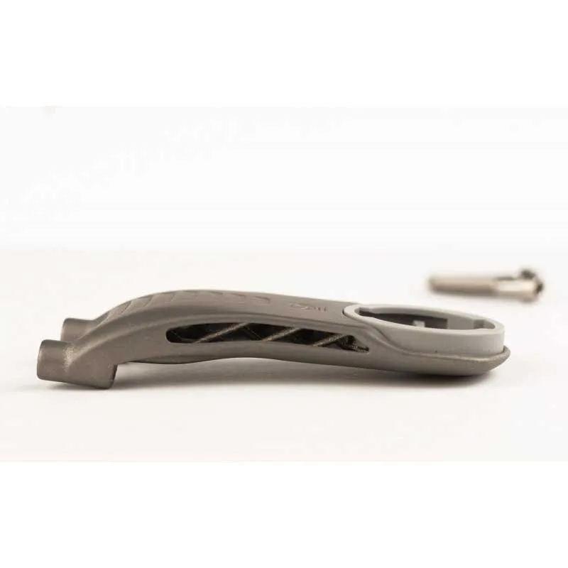 SILCA Mensola Titanium Enve Styrfäste För Cykelcomputer 22 Mm, Silver, One Size