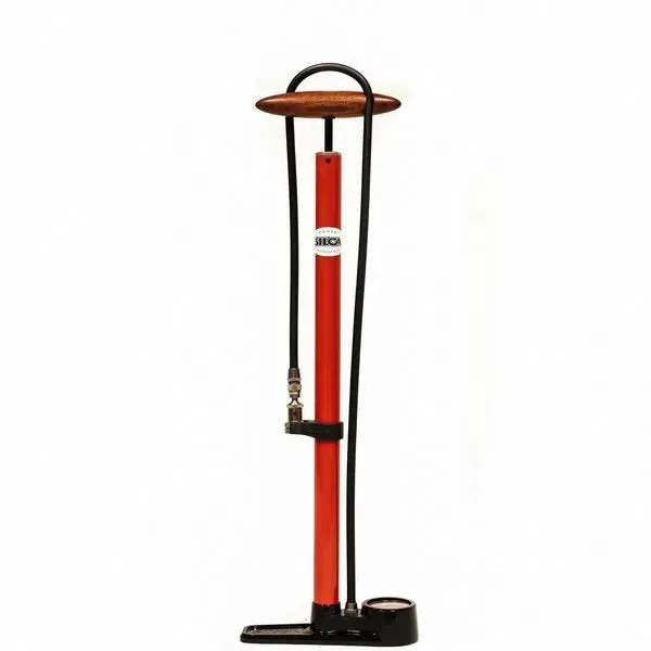 SILCA Pista Floor Pump, Red SILCA Pista Floor Pump, Red