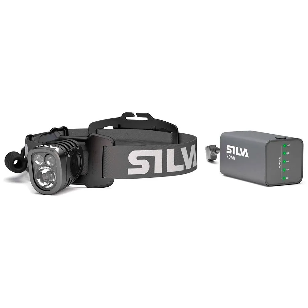 Silva Exceed 4x Pannlampa, Black, 2000 Lumens