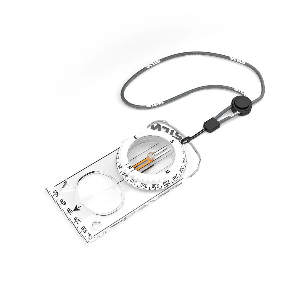 Silva Spike Jet Zoom Kompass, Clear / white, One Size