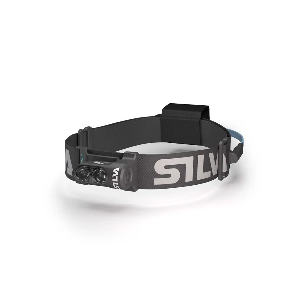 Silva Trail Runner Free Ultra Usb Pannlampa, Black / white / blue, 400 Lumens