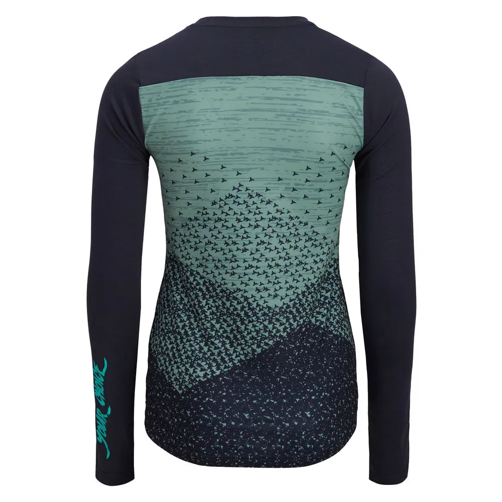 Silvini Ella T-shirt Med Lång ärm, Navy / green, 3XL Silvini Ella T-shirt Med Lång ärm, Navy / green, 3XL