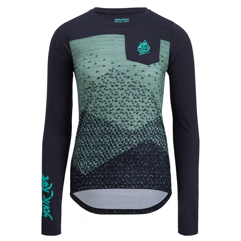 Silvini Ella T-shirt Med Lång ärm, Navy / green, 3XL Silvini Ella T-shirt Med Lång ärm, Navy / green, 3XL