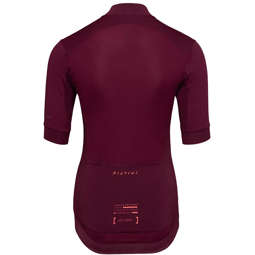 Silvini Trafoia Korta ärmar Cykeltröja, Merlot, L Silvini Trafoia Korta ärmar Cykeltröja, Merlot, L