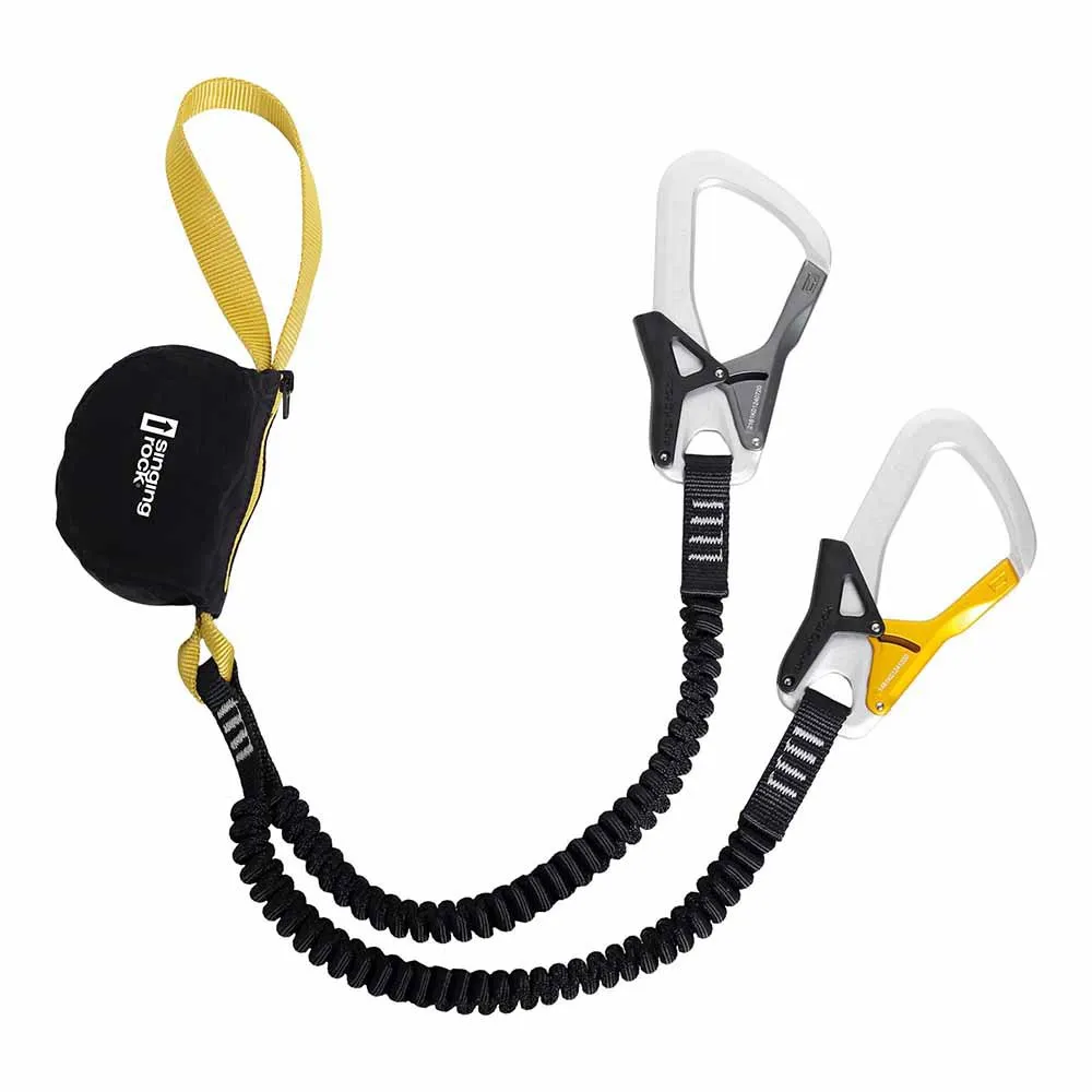 Singing Rock Phario Palm Lanyards Och Energiabsorbenter, Yellow / black