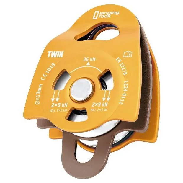 Singing Rock Twin Roll Talja, Gold, One Size