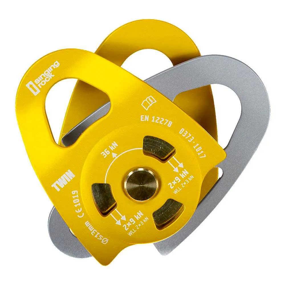 Singing Rock Twin Roll Talja, Gold, One Size