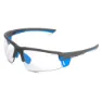 Matte dark grey / matte blue