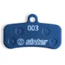 Sinter 003 Shimano D E-bike Organiska Skivbromsbelägg 25 Enheter, Blue, One Size