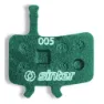 Sinter 005 Avid Mtb Race Organiska Skivbromsbelägg 25 Enheter, Green, One Size