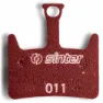 Sinter 011 Hayes Mtb Standard Organiska Skivbromsbelägg 25 Enheter, Red, One Size